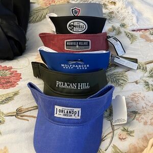 Golf course Club Visors Wolfe dancer pelican Hill Muirfield Doral Orlando